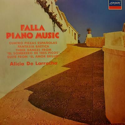 LP Record ALICIA DE LARROCHA  Falla Piano Music L16C1640 LONDON 1983 Japan Obi Classical Used