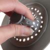 Sink Strainer Silicone/Stainless Steel Gray 11X11 Cm