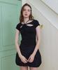 Etosome Balloon Mini Skirt (Black)
