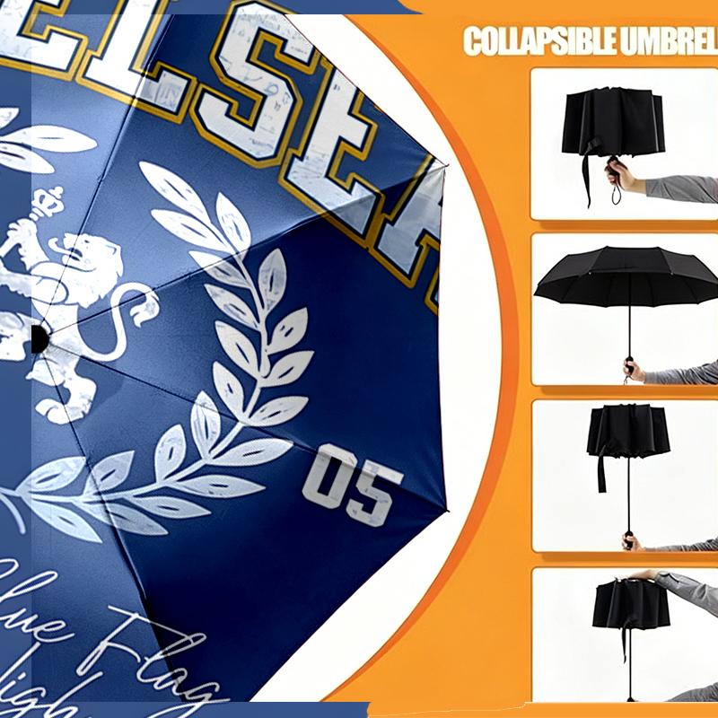 Football United F.C Print Umbrella Automatic Opening/ Closing - Portable Foldable Design - Daily use for Travel/Outdoor - Gift for Birthday