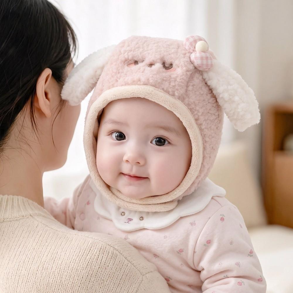 Thick Warm Toddler Winter Earflap Hat Ear Protection Thick Warm Baby Hat Outdoor Play