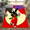 Panda Bunny Friends Area Rug Design for Game Room Kitchen Outdoor Foyer Antislip Carpet Decorate Offices Perfect Birthday/Christmas Gift Idea
