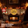 Festive Christmas Fireplace Mantel Scarf Holiday Table Runner for Winter Home Decor