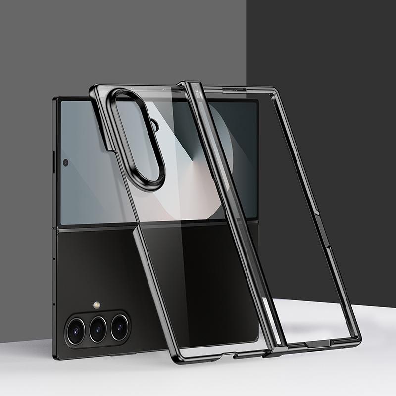 For Samsung Galaxy Z Fold 8 Ultra Fold7 Fold6 Plating Transparent Ultra Thin PC Shockproof Cover For Samsung Z Fold 5 Fold4 3