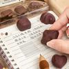 4pcs/set Creative Design Chocolate Style Eraser Simulation Chocolate Stationery Pencil Eraser Kawaii Student School Supplies
