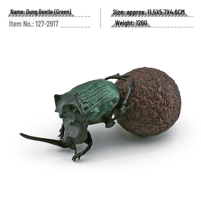Cross-Border Insect Wildlife Dung Beetle Model: Children's Cognitive Sand Table Decoration