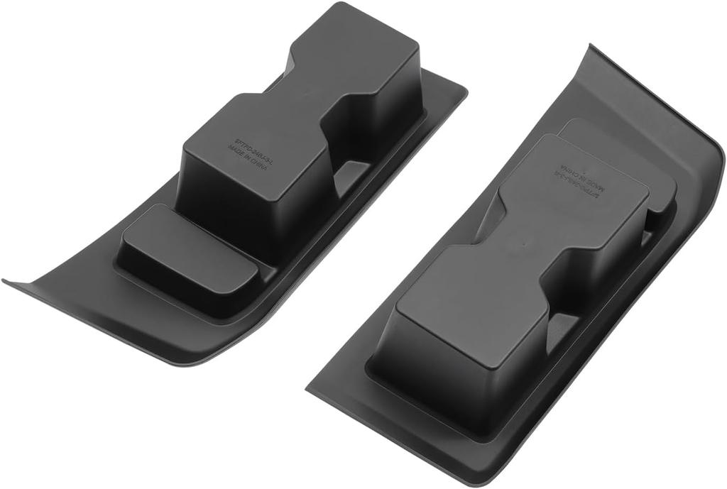 Fucaten Car Cup Holder Compatible with Toyota Land Cruiser 250 Series Console Tray Drink Holder Cover Storage TPE Material Row Cup (March 2024~) (3rd