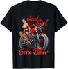 Sexy Pin Up Girl Biker Motorcycle Shirt Women T-Shirt