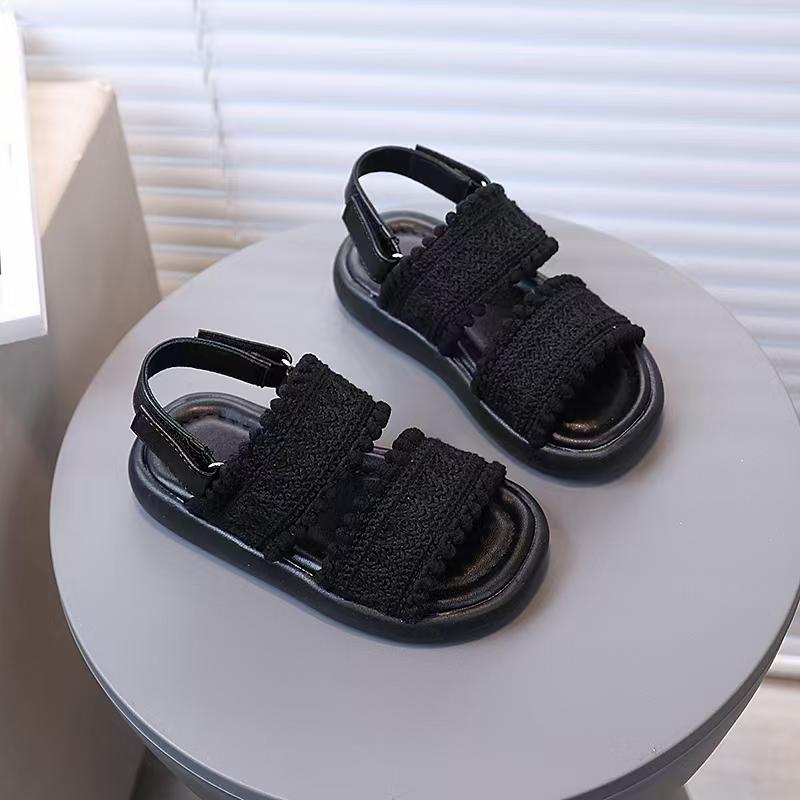 Kids Fashion Girls Sandals 2025 New Soft Open-toe Cool Breatheable Princess Shoes Children Versatile Platform Zapatos De Niña