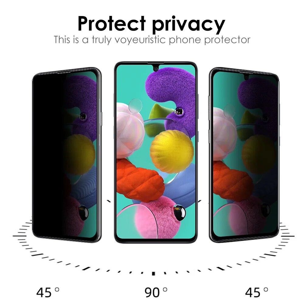 Privacy Anti Spy Screen Protector For Samsung A12 A21S A22 A50 A70 A71 A30 A31 A40 A41 A42 A20e A11 A10s A04E A03 A02s Glass