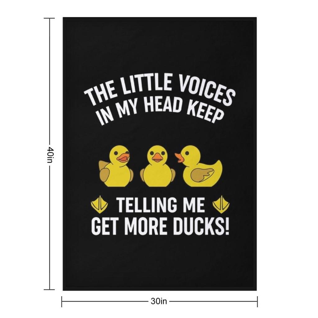Funny Rubber Duck Quack Duck Throw Blanket Decoratives Personalized Gift Summer for sofa Blankets