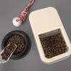 Beige storage container for capsules, powder and food 7.5 l