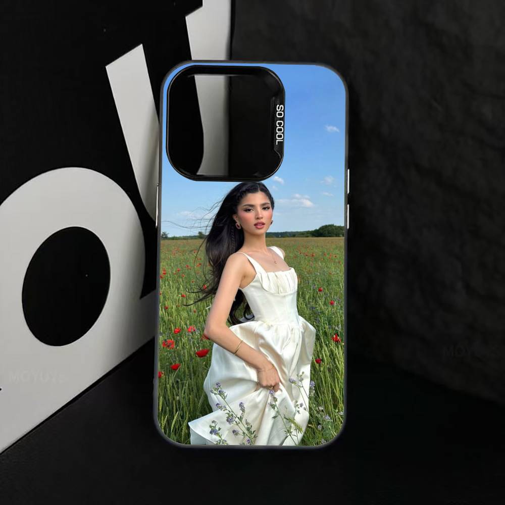 R-R-Haji Phone Case For iPhone 17,16,15,14,13,12,11 Plus,Pro Max,XS,Colored Silver Plated Inside Cover