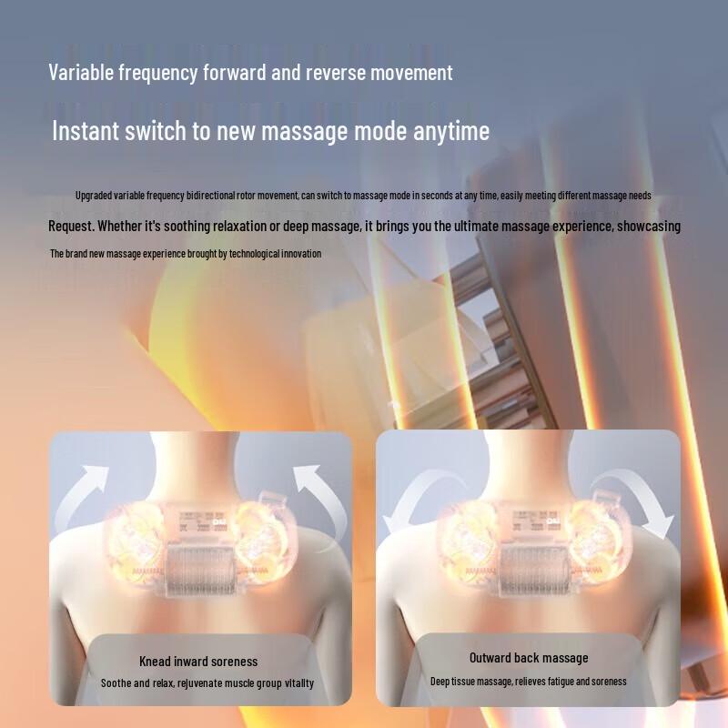 WOLONOW Lumbar Massage Pillow