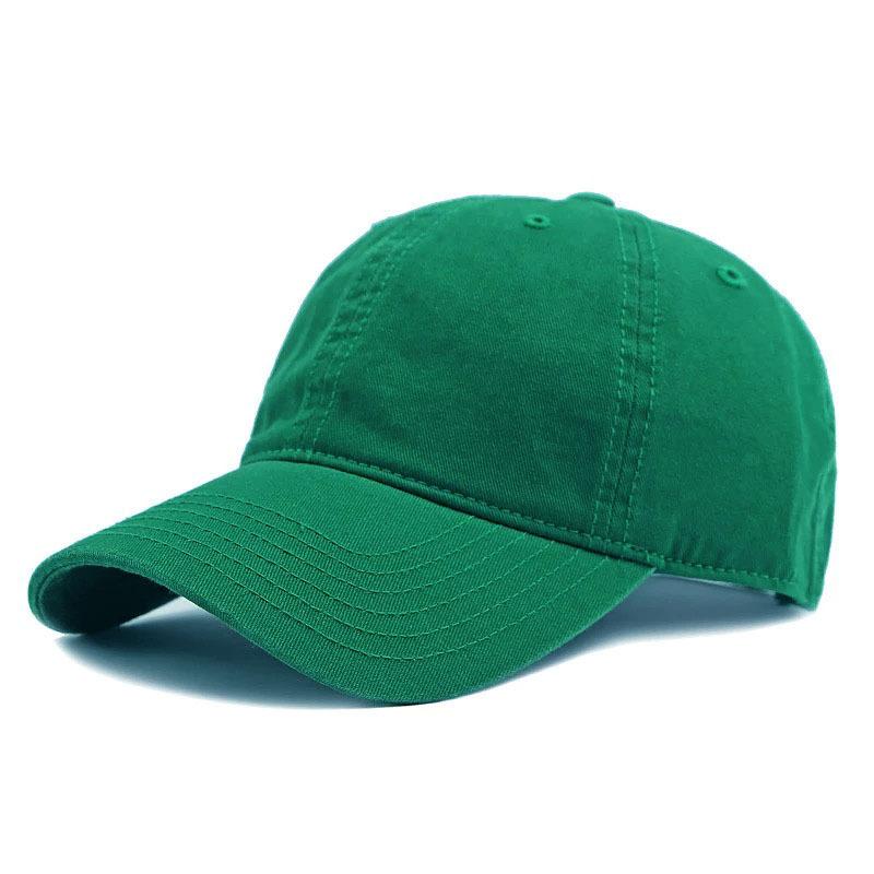 Outdoor baseball cap, adjustable, suitable for group advertising, can be embroidered with a logo, plain solid-color cap