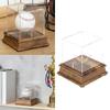 Modern Clear Acrylic Baseball Memorabilia Showcase Stand For Collections Display Case Signature Ball Holder