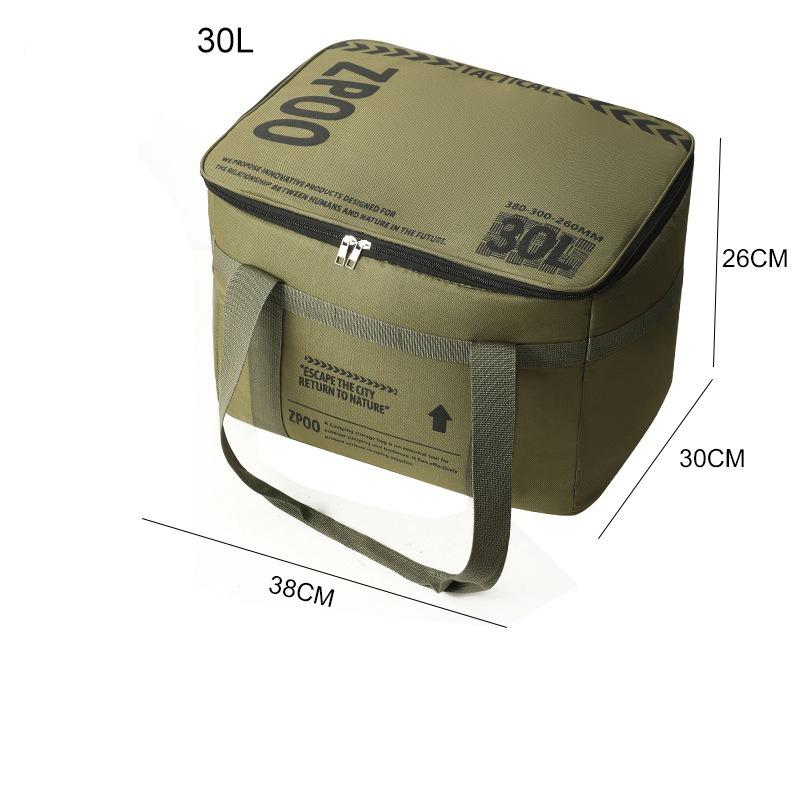 

Portable Waterproof Insulated Storage Bag Large Capacity Outdoor Tableware Bag Camping Folding Bag for Travel Picnic Camping