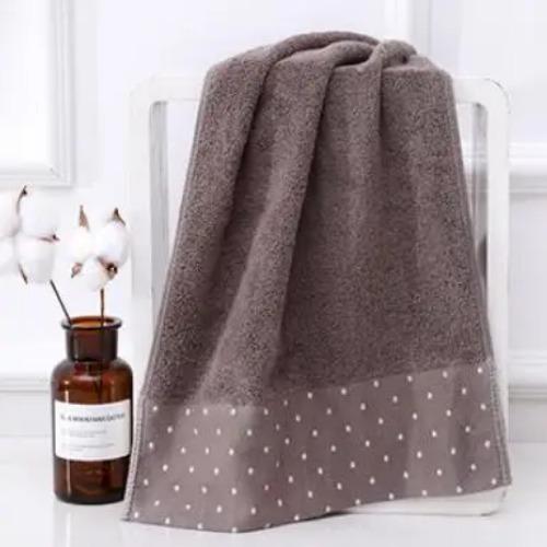 100% Cotton High Quality Face Bath Towels White Blue Bathroom Soft Feel Highly Absorbent Shower Hotel Towel Multi-Color 75X35Cm