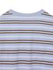 Enbiei Multi-Stripe Short Sleeve T-Shirt Blue