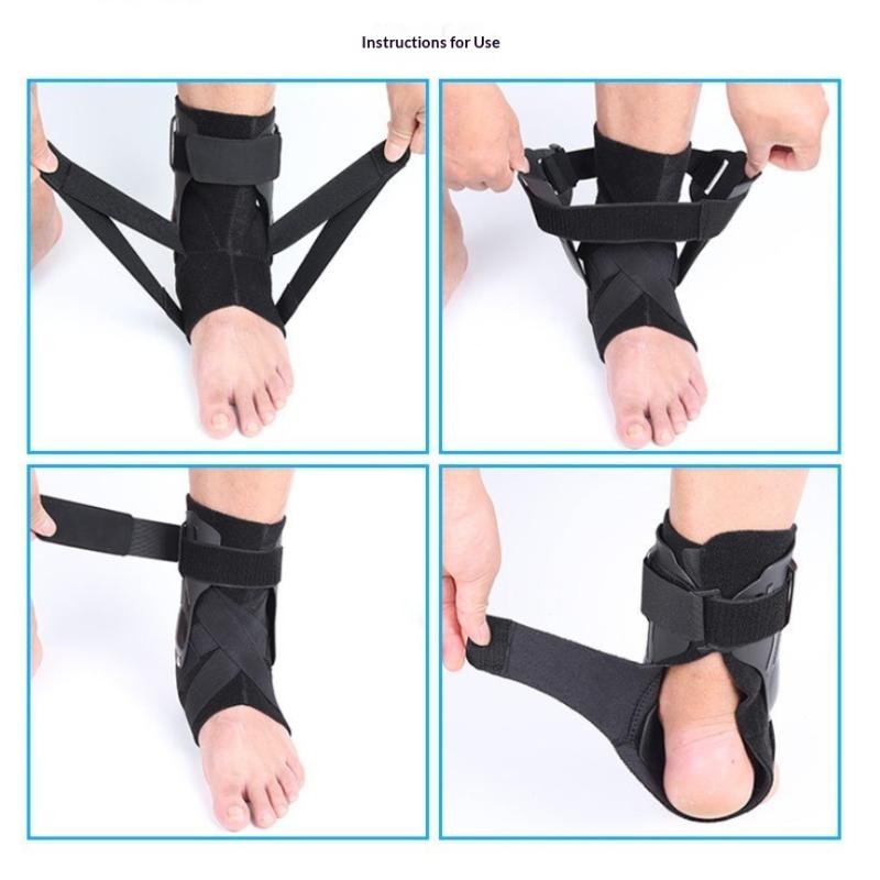 1Pcs Ankle Brace For Sprained Ankle, Ankle Support Brace With Side Stabilizers For Men & Women, Ankle Splint Stabilizer