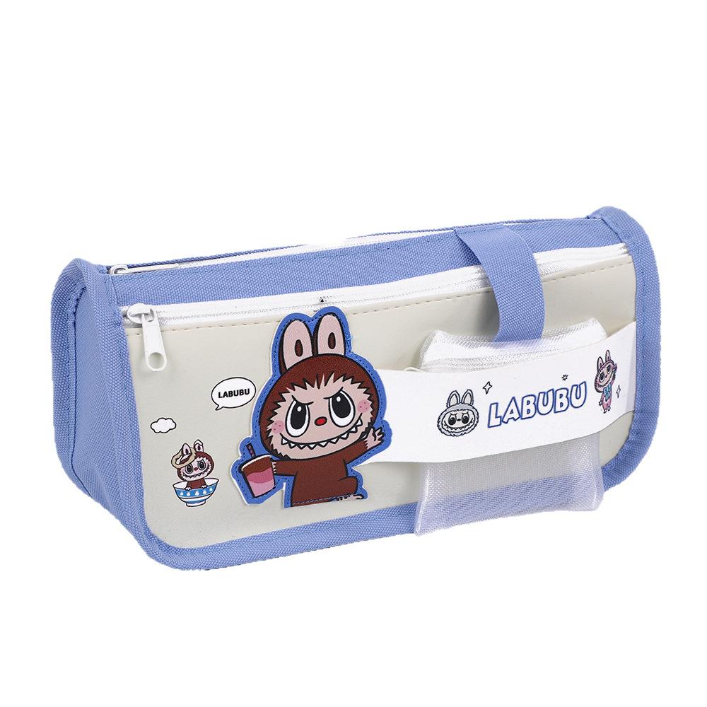Pencil Bag Large Capacity High Value Cartoon Stationery Bag Wind Primary School Students Pencil Case