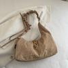Korean Lightweight Pleated Dumpling Bag Nyl Versatile Drawstring Bag Casual Large Capacity Women's Shoulder Bag Ladies