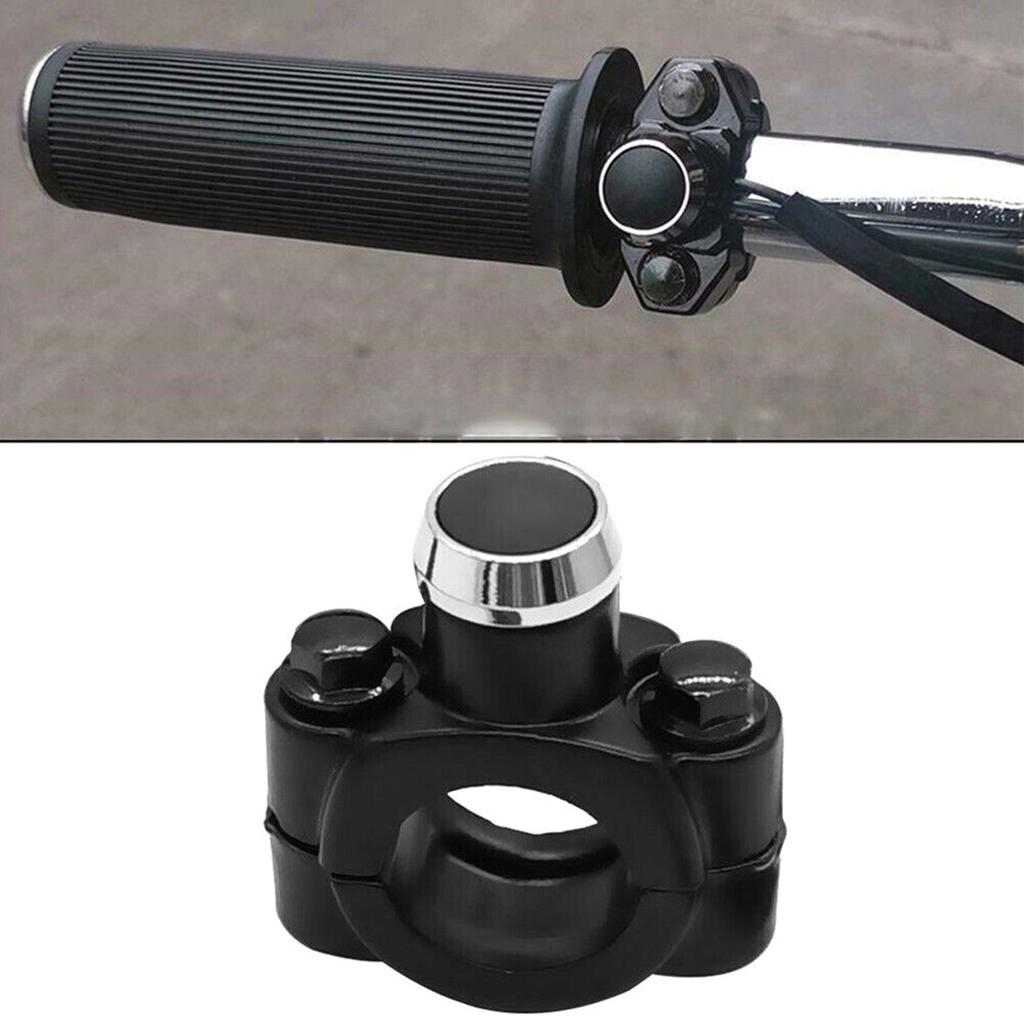 Universal 7/8" Motorcycle Switch Handlebar Mount Electric Power Start Kill Horn Strobe Overtake Light for Motorbikes