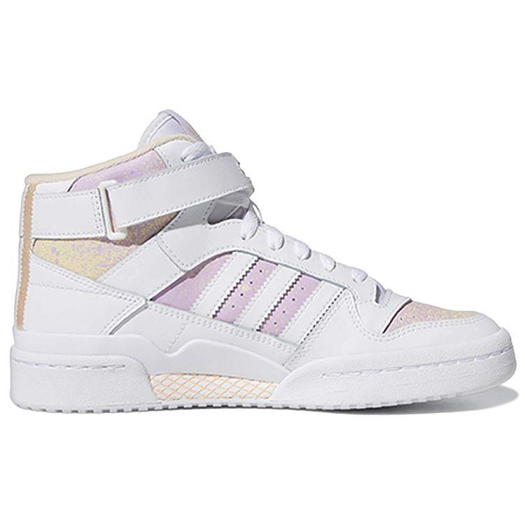 Adidas  Forum Mid Summery 80s Women Sneakers White Cloud-White Bliss-Orange HP3013