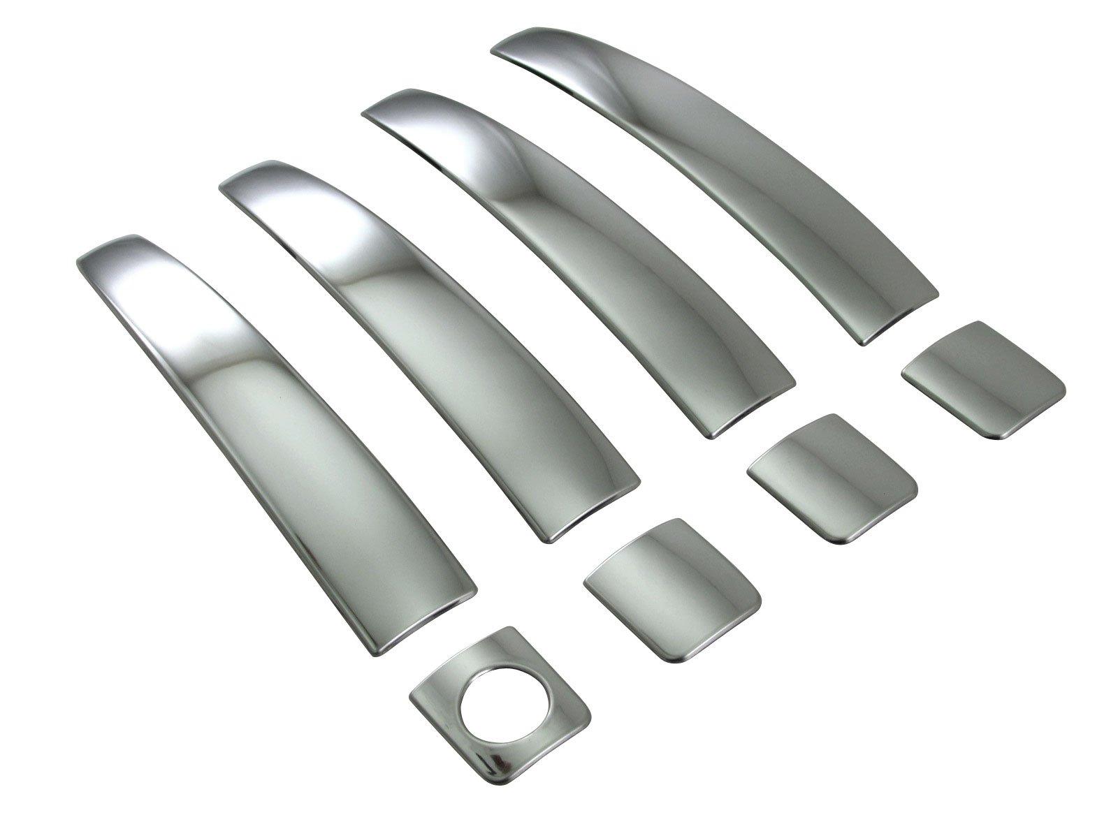 

BRIGHTZ Chrome Door Handle Half Cover for Land Cruiser Prado Series Covers, Type, 150/151 (GRJ150W, TRJ150W, GRJ151W, GRJ, TRJ, J150, J151, 150, 151,