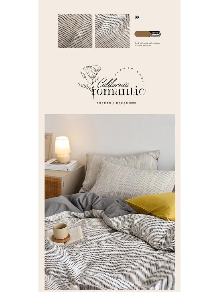 2025 Luxuriöse Winterbettwäsche aus reiner Baumwolle - Bettbezug & Bettlaken (4-teilig)