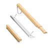 1 Pcs Portable Pizza Oven Long Wood Handle Cleaning Brush Easy Cleaning Hard Bristles Grill Brush For Pizza Oven Grill Cleaning