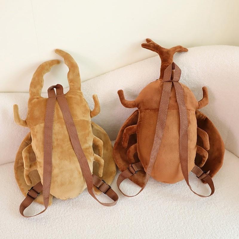 Stuffed Toy Beetle Backpack Fashion Creative Comfortable Unique Classic Bag