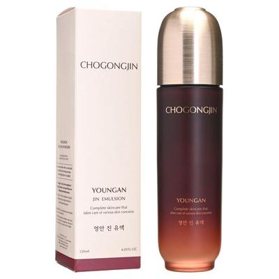 Chogongjin Youngan Jin Emulsion 120ml, Anti-Aging, Anti-wrinkle, Moisturizing, Korean Cosmetics, Kbeauty, Sample