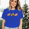 Merry Christmas Capybaras Print Women Fashion Casual Tshirts Capybara Kawaii Cartoon Tee Capybaras Lover Christmas Gift Tshirt