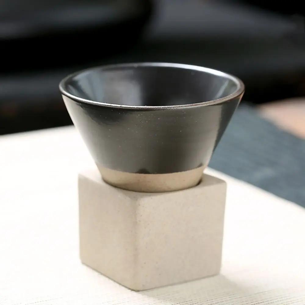 Trichter Kaffeebecher Japanischer Stil Keramik Teetasse Retro Kreativ Schön Konisch Wasserbecher Teegeschirr Haushalts Küchenutensil