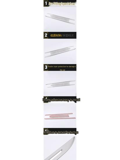15 Tucson Door Trim Anti-Scratch Sticker: Side & Bumper Protection