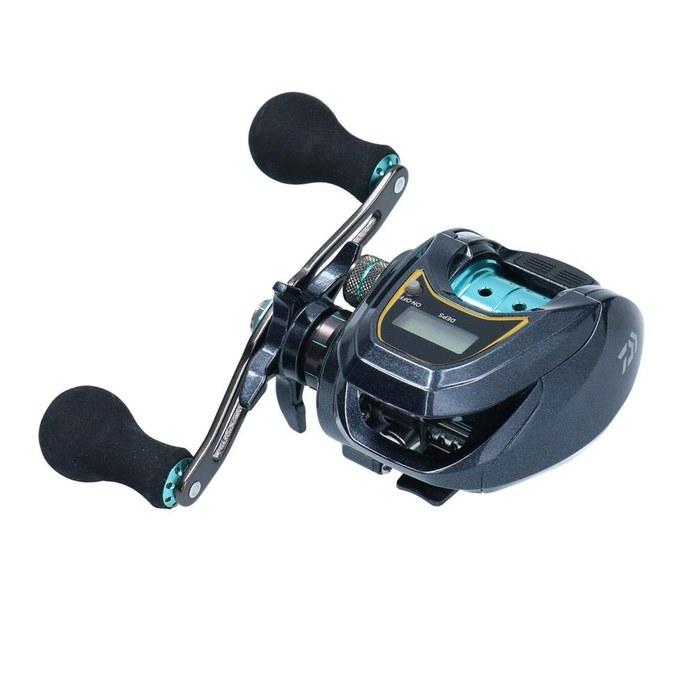 Daiwa LIGHT SW X IC SS R Bait Reel with Counter, Black Blue (x 1)