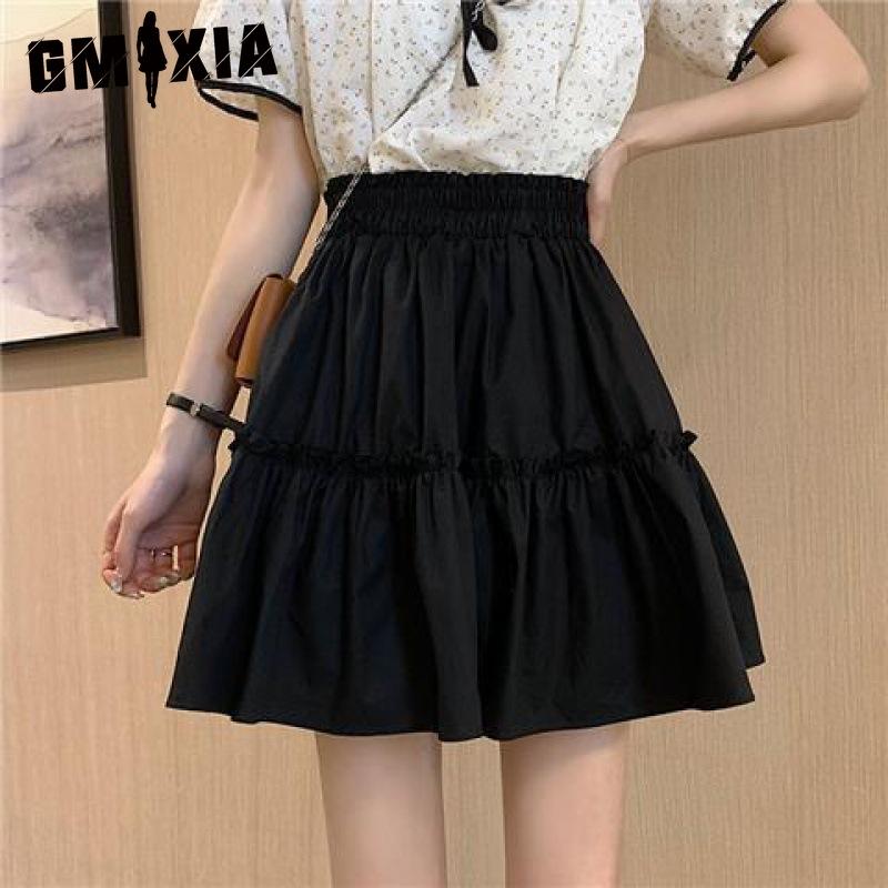 

GMXIA Женская Модная Повседневная Летняя Весенняя Юбка XS чёрный