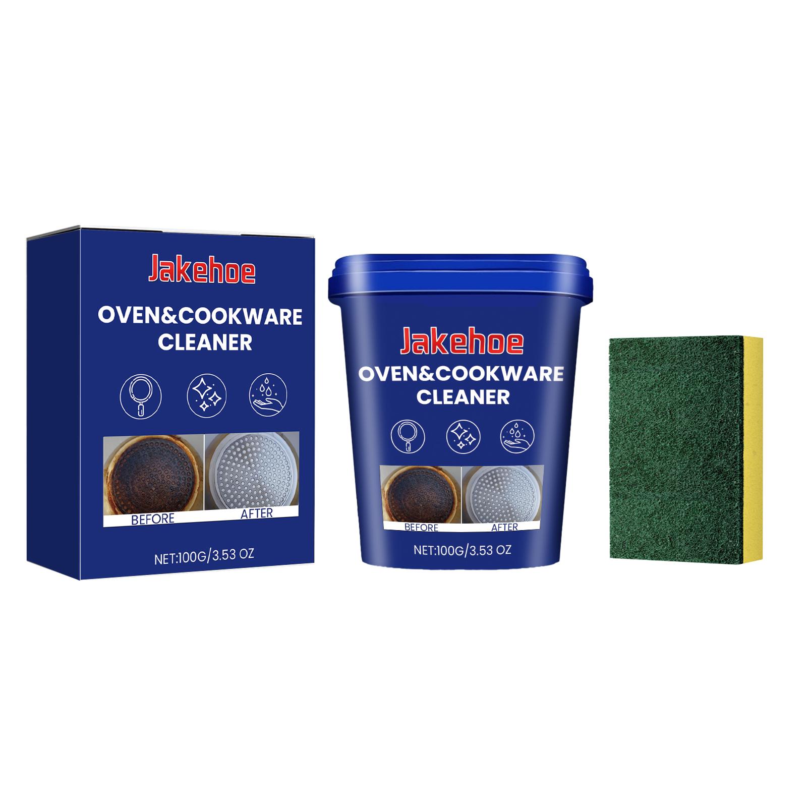 

Powerful Stainless Steel Cleaner Paste Remove Burnt Black Stains Grease Rust from Cookware Restores Shine for Home Kitchen Clean 1pc