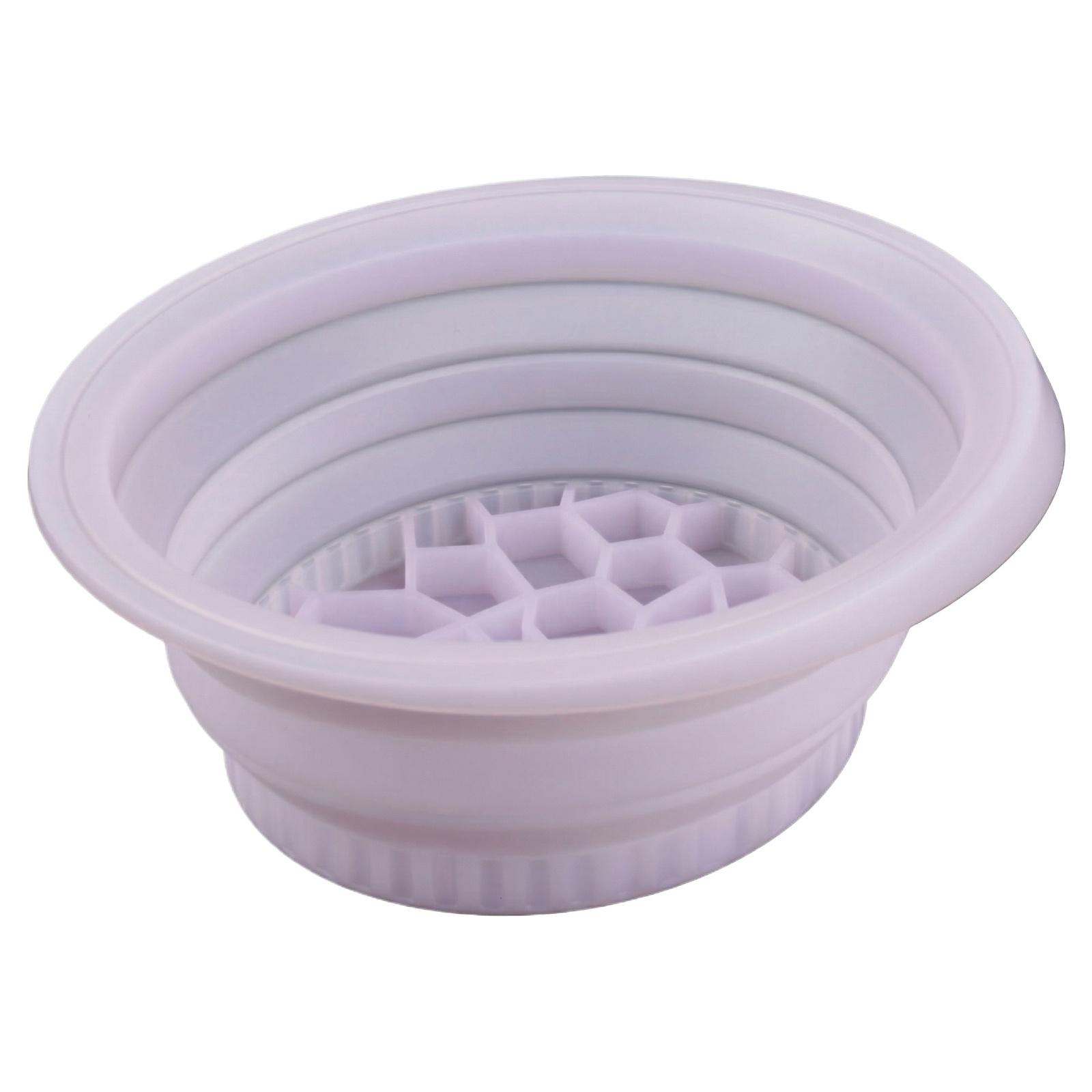 

Folding Washbasin For Home Use, Including Compresses, Facial Care, And Washing. One Size фіолетовий