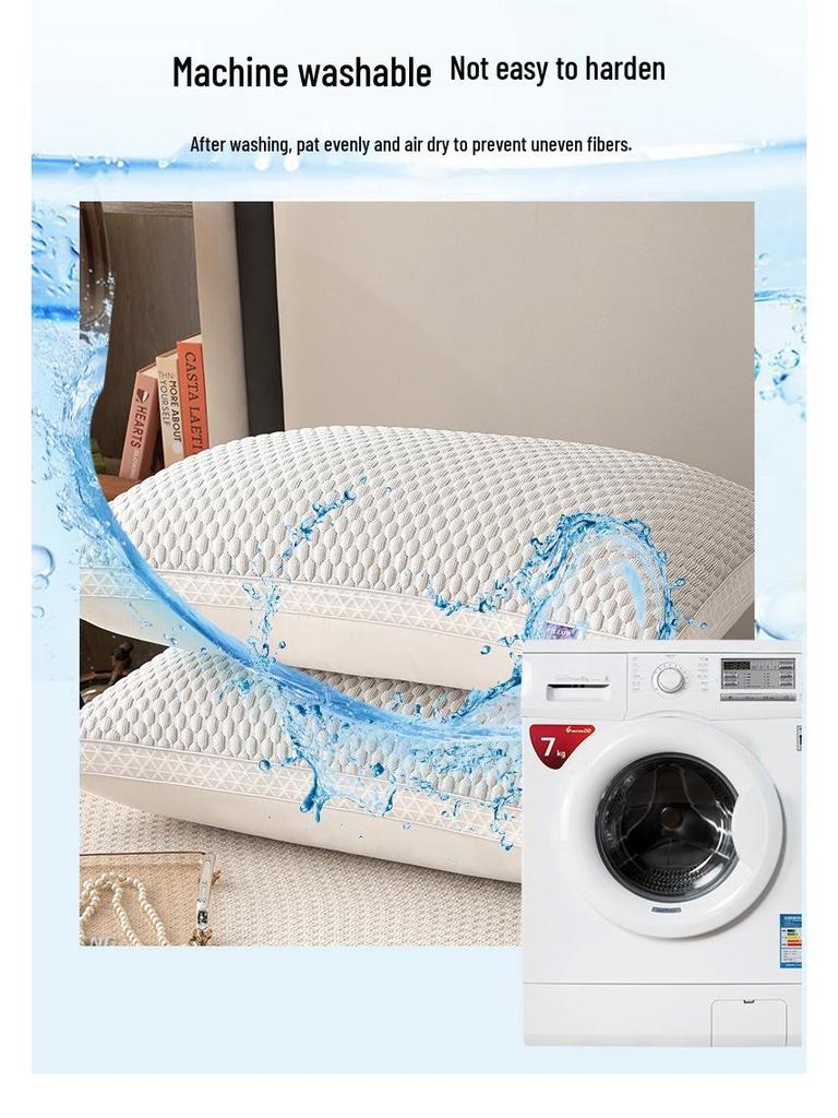 Ice Silk Pillow: Ultra-Soft, Cervical Support, Sleep Aid for Adults
