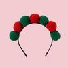 Headgear Mini Ball Design Ultra-Light Friendly to Skin Vivid Color Easy-wearing Dress Up Polyester Pet Cat Hair Hoop Party Decoration Headdress