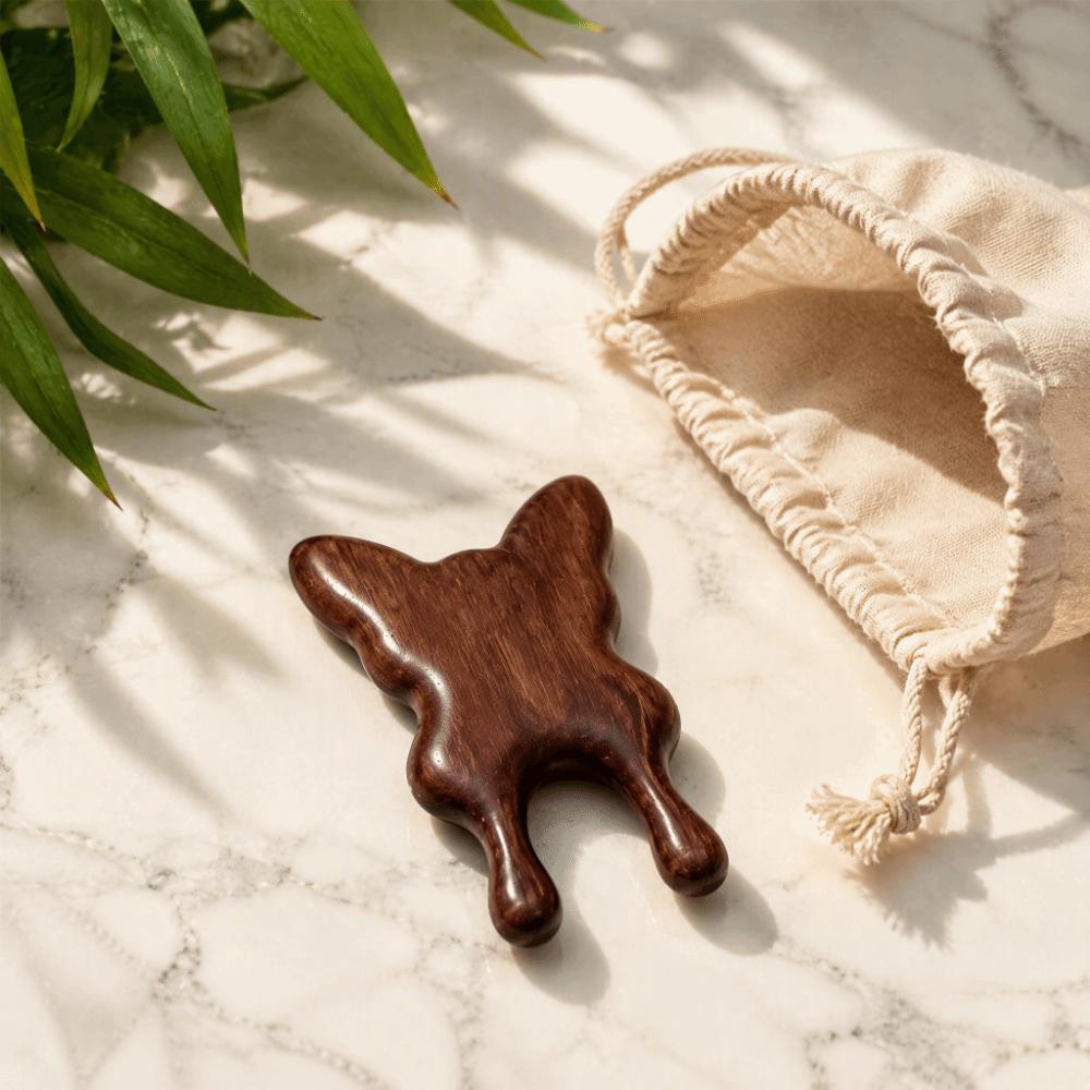 Solid Wood Facial Gua Sha Hand Polished Face Massager Scaler Skin Massager  Eyes