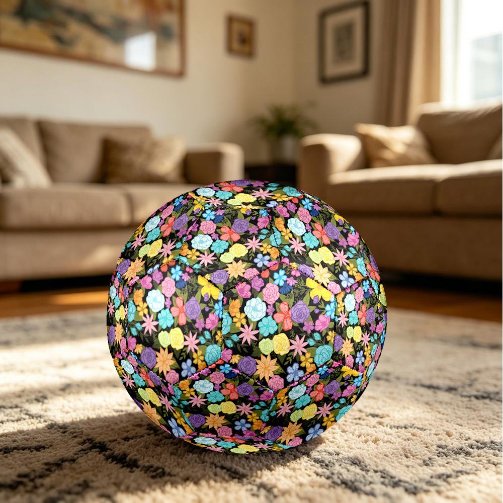 1pc Floral Fantasy Size 5 Soccer Ball Professional Match Training Football Indoor &Outdoor Sports Ball Lightweight Durable M6554