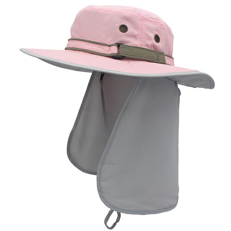 

Солнцезащитная удобная панама с защитой шеи, весенне-летняя уличная шляпа с круглыми полями, дорожная шляпа женская Adjustable