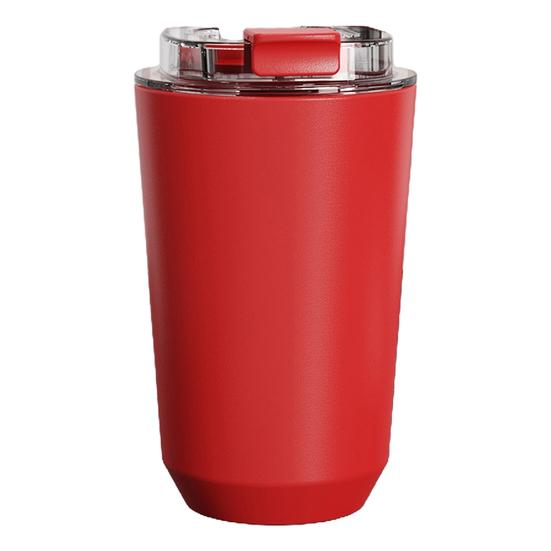 Yousheng Stainless Steel Vacuum Insulation Cup with Silicone Lid Insulated Tumbler Travel Coffee Mug Leak Proof Reusable Double Walled Coffee Tumbler