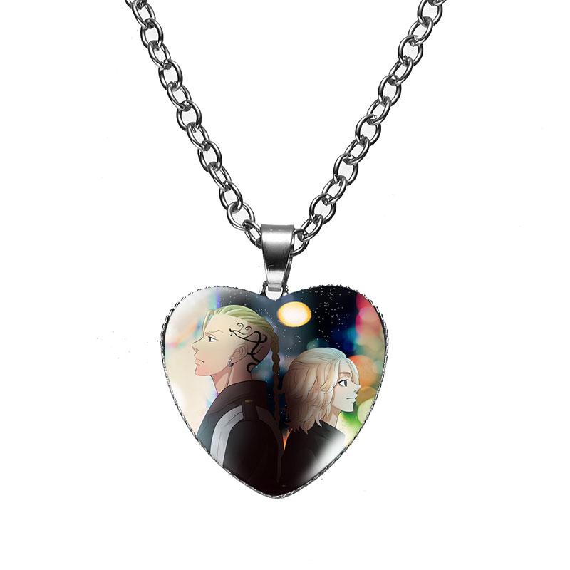 

Ожерелье в виде сердца Мстителей Токио Токио Мстители Ханагаки Будо персонаж косплэй стеклянный круглый кулон мужские ювелирные изделия в стиле аниме China