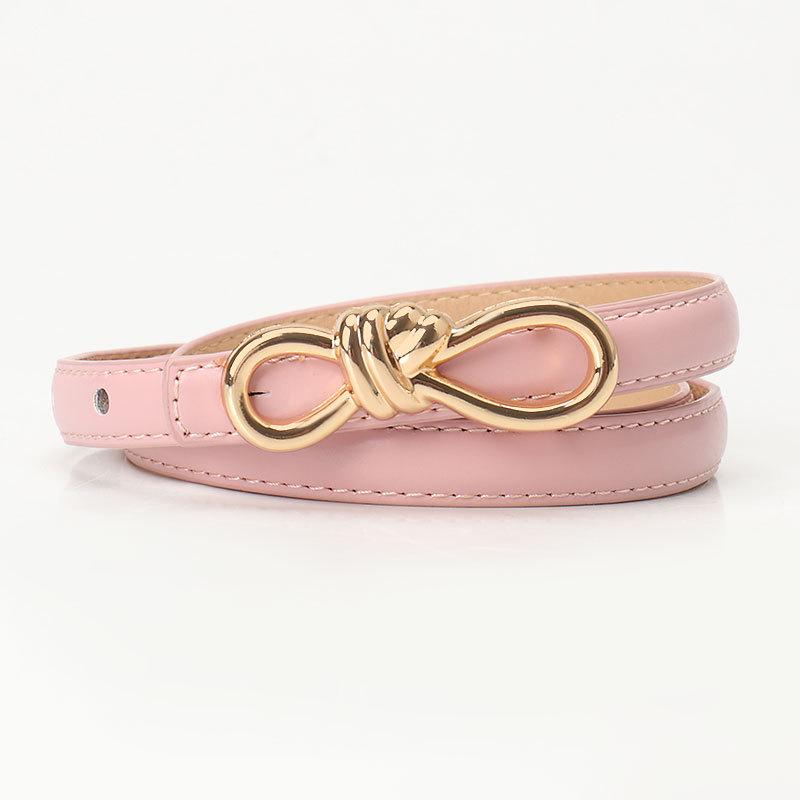 

Модный женский пояс в корейском стиле: Шикарный, универсальный аксессуар для платьев и джинсов розовый