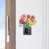 Adesivi per Switch a forma di Bouquet di Tulipani Acquerellati Cartoni Animati, Decorazione Autoadesiva per Camera da Letto Soggiorno Stanza del Dormitorio Decorazione per Aula