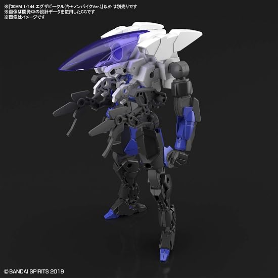 30MM 1/144 eEXM-GIG-R01 Provedel (Type-REX 01) 1/144 Scale BANDAI SPIRITS Color-Coded Plastic Model